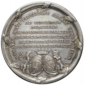 Stanisław A. Poniatowski, Medal pośmiertny Marii Amalii Mniszech, 1772