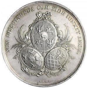 RR-, Stanisław A. Poniatowski, Medal Dar Kurlandii dla Rzeczpospolitej 1774, bardzo rzadki