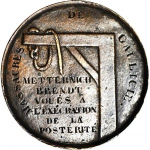 RR-, Medal 1846 Rzeź Galicji, 40mm, Czapski R4