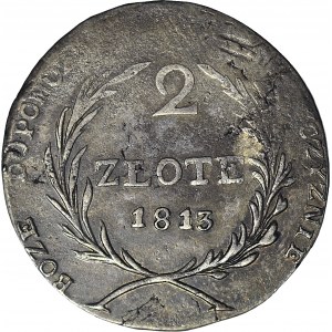 R-, Oblężenie Zamościa, 2 złote 1813