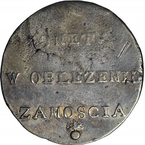 R-, Oblężenie Zamościa, 2 złote 1813