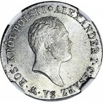 Królestwo Polskie, Aleksander I, 1 złoty 1818 IB, MENNICZY