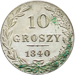 Królestwo Polskie, 10 groszy 1840, mennicze