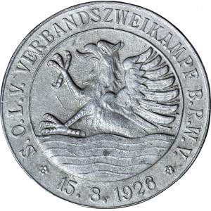 Medal, Słupsk 15 VIII 1926, zawody sportowe na stadionie Hindenburg