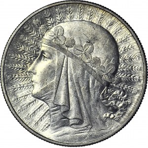 10 złotych 1932, Głowa, Warszawa, mennicza