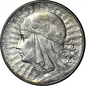 10 złotych 1932, Głowa, Warszawa, mennicza