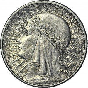 10 złotych 1932, Głowa, Londyn, ok. mennicza
