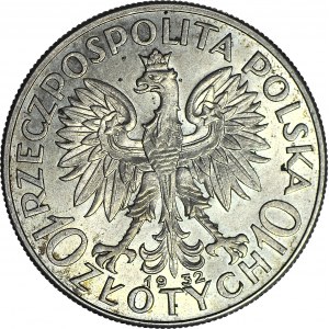 10 złotych 1932, Głowa, Londyn, ok. mennicza