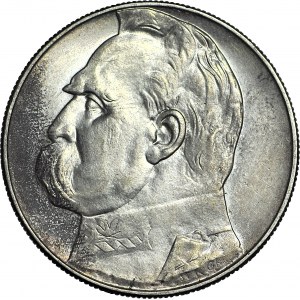 10 złotych 1936, Piłsudski, menniczy