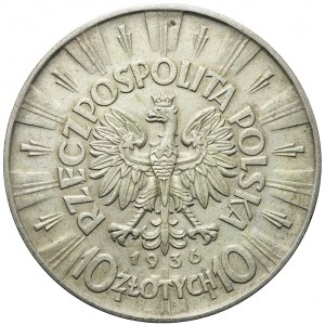 10 złotych 1936, Piłsudski