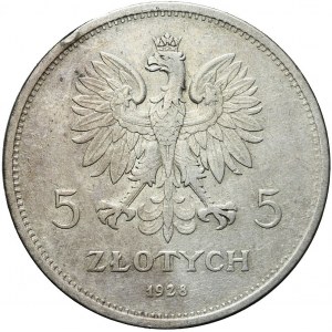 5 złotych 1928 Nike, Warszawa