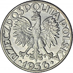 5 złotych 1936 Żaglowiec