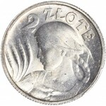 2 złote 1924, Żniwiarka, róg i pochodnia, Paryż, mennicza