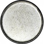 RRR-, 5 złotych 1958 Aluminium, CZYSTY KRĄŻEK - BLANK TYP 2 na jakich były wybijane 5 zł próby