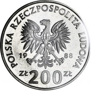 200 złotych 1987, Mistrzostwa świata w piłce nożnej, Włochy 90, PRÓBA NIKIEL