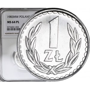 RR-, 1 złoty 1983 PROOFLIKE