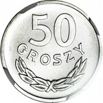 R-, 50 groszy 1970, najstarszy rocznik znany w PL, PROOFLIKE