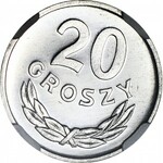 RRR-, 20 groszy 1981, PROOFLIKE, rzadki rocznik w PL