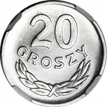 R-, 20 groszy 1985, PROOFLIKE