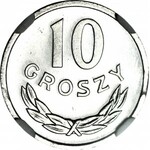 RRR-, 10 groszy 1978, PROOFLIKE, rzadki rocznik w PL, DESTRUKT