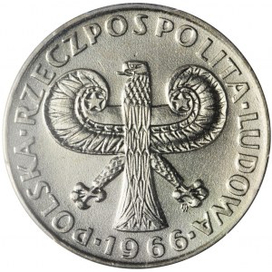 10 złotych 1966, Mała kolumna