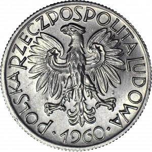 5 złotych 1960, Rybak, menniczy