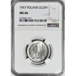 1 złoty 1957, najrzadsze, mennicze