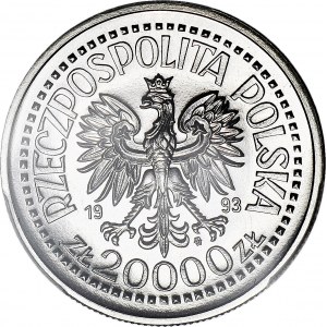 20.000 złotych 1993, K. Jagiellończyk, PRÓBA nikiel