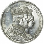 Niemcy, Prusy, Wilhelm i Augusta, Talar koronacyjny 1861, Berlin, menniczy