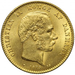 Dania, 20 Koron 1873, Christian IX, mennicze