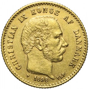 Dania, 10 koron 1898, Christian IX