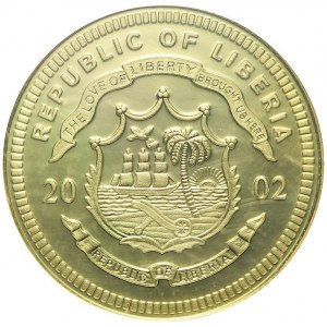 Liberia, 50 dolarów Miasto Kopenhaga 2002