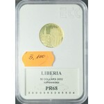 Liberia, 50 dolarów Miasto Kopenhaga 2002