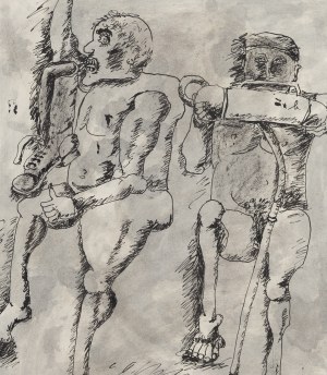 Eugeniusz Markowski (1912 Warsaw - 2007 Warsaw), Elektroluks - sketch for a painting, 1979, 1986