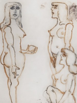 Eugeniusz Markowski (1912 Warsaw - 2007 Warsaw), Three Graces