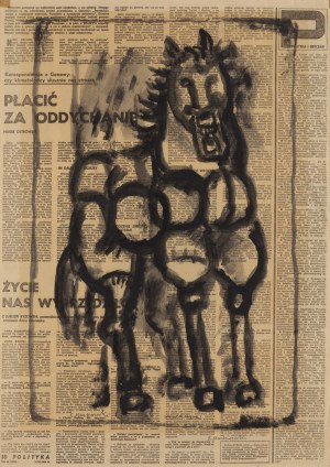 Eugeniusz Markowski (1912 Warsaw - 2007 Warsaw), Horse