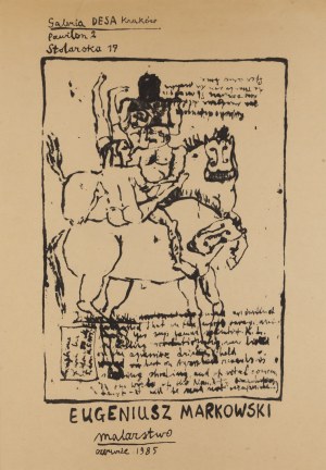 Eugeniusz Markowski (1912 Warsaw - 2007 Warsaw), Poster design for the exhibition 