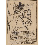 Eugeniusz Markowski (1912 Warszawa - 2007 Warszawa), Projekt plakatu wystawy Eugeniusz Markowski. Malarstwo w Desa Kraków i plakat - zestaw, 1985, 1985