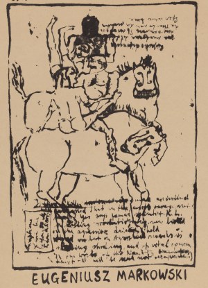 Eugeniusz Markowski (1912 Warsaw - 2007 Warsaw), Poster design for the exhibition 
