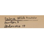 Eugeniusz Markowski (1912 Warszawa - 2007 Warszawa), Projekt plakatu wystawy Eugeniusz Markowski. Malarstwo w Desa Kraków i plakat - zestaw, 1985, 1985