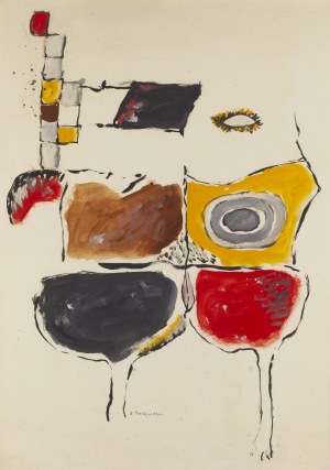 Eugeniusz Markowski (1912 Warsaw - 2007 Warsaw), Abstraction, 1960s/70s.