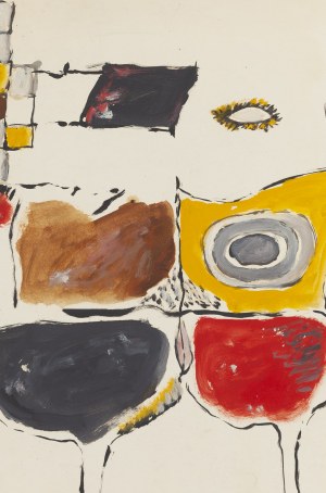 Eugeniusz Markowski (1912 Warsaw - 2007 Warsaw), Abstraction, 1960s/70s.