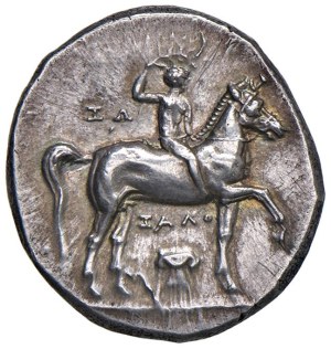 Greek Coins - § CALABRIA Taranto (ca. 272-240 BC) Statere - ...