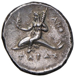 Greek Coins - § CALABRIA Taranto (ca. 272-240 BC) Statere - ...