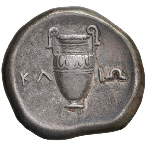 Greek Coins - § BEOZIA Tebe (circa 379-338 a.C.) Statere - D/ Sc...