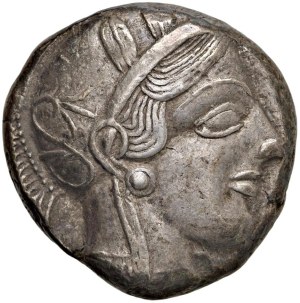 Greek Coins - § ATTICA Athens (479-393 BC) Tetradrachm - D/ Test...