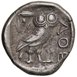 Greek Coins - § ATTICA Atene (479-393 a.C) Tetradramma - D/ Test...