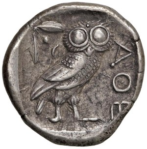 Greek Coins - § ATTICA Athens (479-393 BC) Tetradrachm - D/ Test...