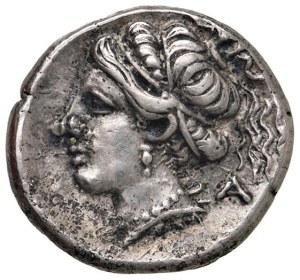 Greek Coins - § CORINTHIA Corinth (350-338 BC) Drachma - D/ Test...