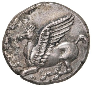 Greek Coins - § CORINTHIA Corinth (350-338 BC) Drachma - D/ Test...